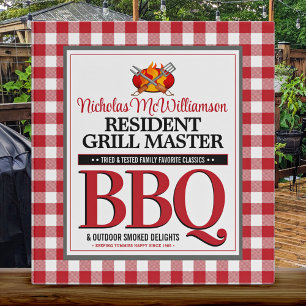 Personalized BBQ Recipe Binder