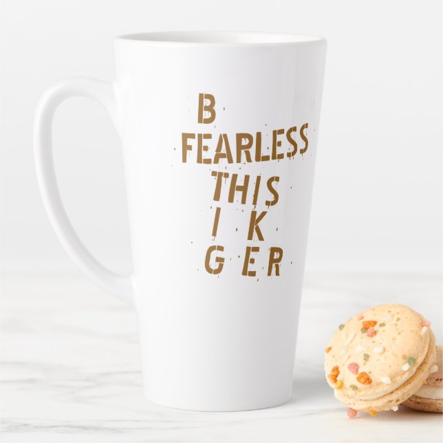 Personalized "Be Fearless Like This Tiger"  Mug (In Situ)