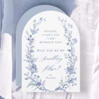 Personalized Be My Something Blue Proposal