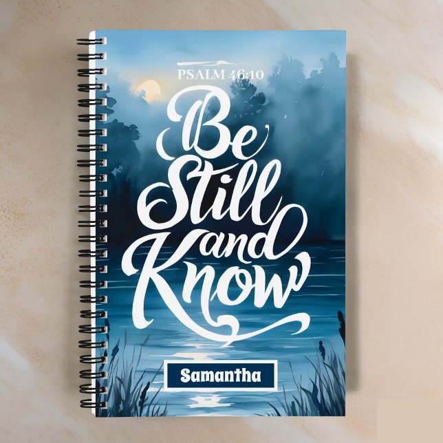 Personalized Be Still and Know Christian Journal (Creator Uploaded)