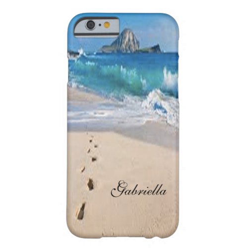Personalized Beach  And Ocean Scene Phone Case
