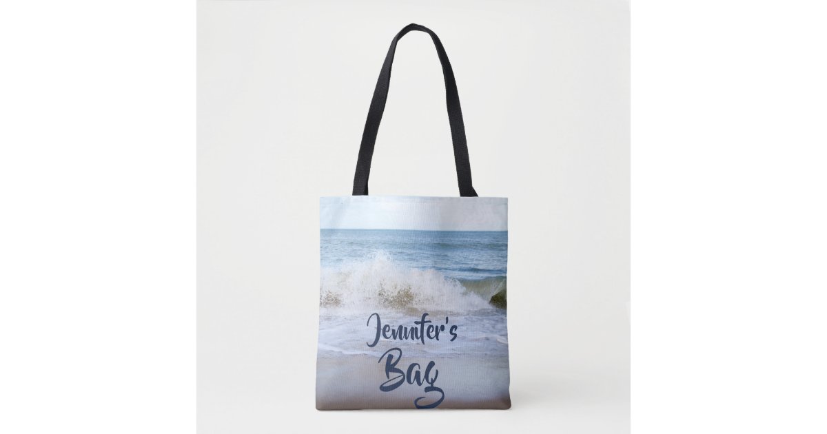 Personalized Beach Bags and Totes - Ocean Surf | Zazzle