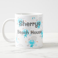 Personalized Beach House Coffee Mug