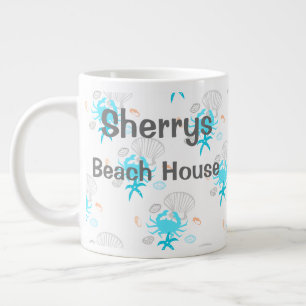 Personalized Beach House Coffee Mug