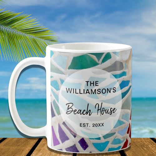 Personalized Beach House  Coffee Mug