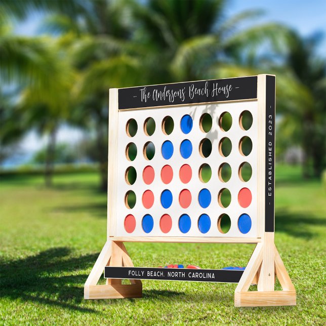 Personalized Beach House Name, Town & Year Fast Four (Creator Uploaded)