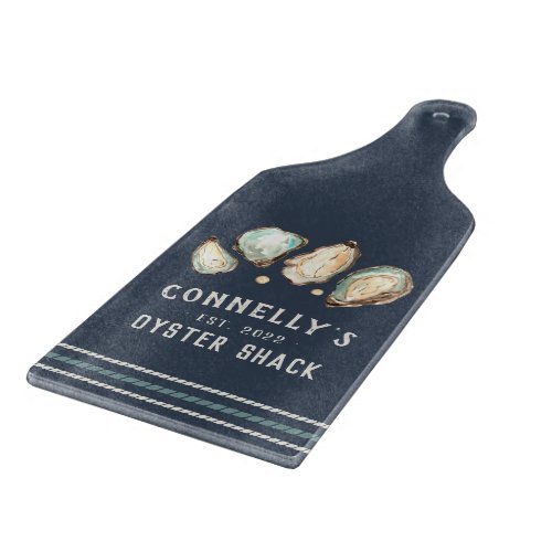 Personalized Beach House Oyster Shack Cutting Board