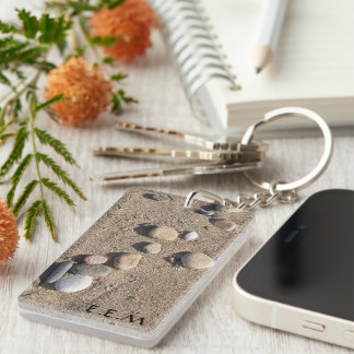 Personalized Beach Keychain