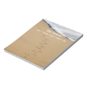 Personalized Beach Lover Notepad