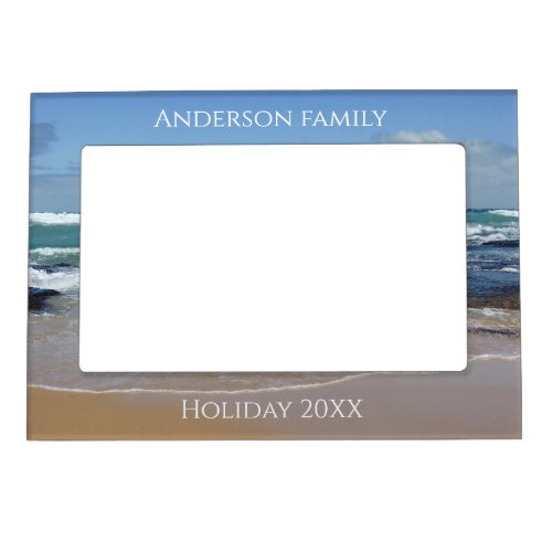 Personalized Beach Magnetic Frame 