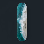 Personalized Beach Ocean Waves Skateboard<br><div class="desc">Personalized Beach Ocean Waves Skateboard</div>