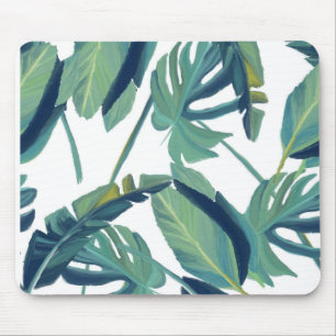 Personalized Beach Palm Leaf Tropical Mouse Pad