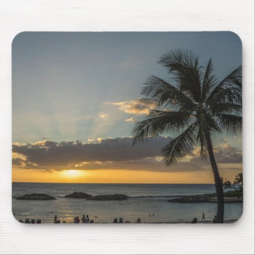 Personalized Beach Palm Tree Tropical Mouse Pad