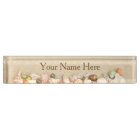 Personalized Beach Sand with Seashells Name Plate