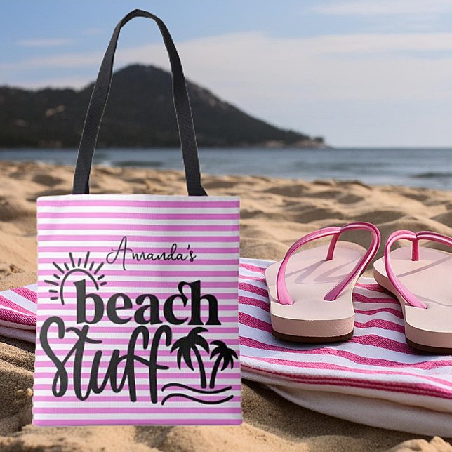 Personalized   "Beach stuff"  Tote Bag (Creator Uploaded)