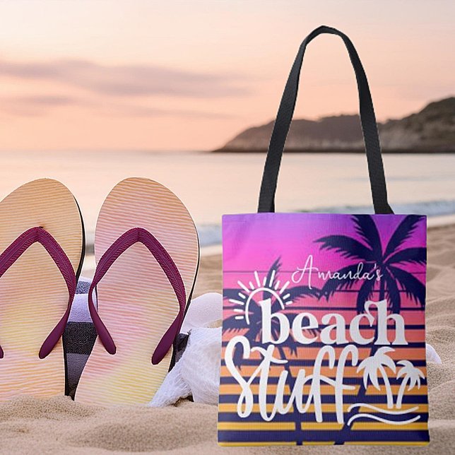 Personalized   "Beach stuff"  Tote Bag (Creator Uploaded)