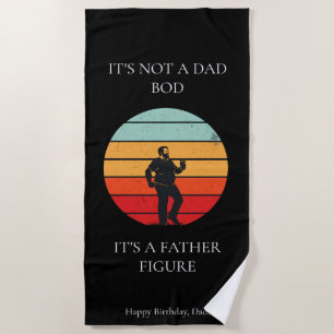 Personalized Beach Towel for Dad