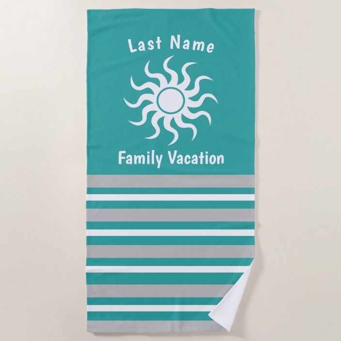 personalized beach towels