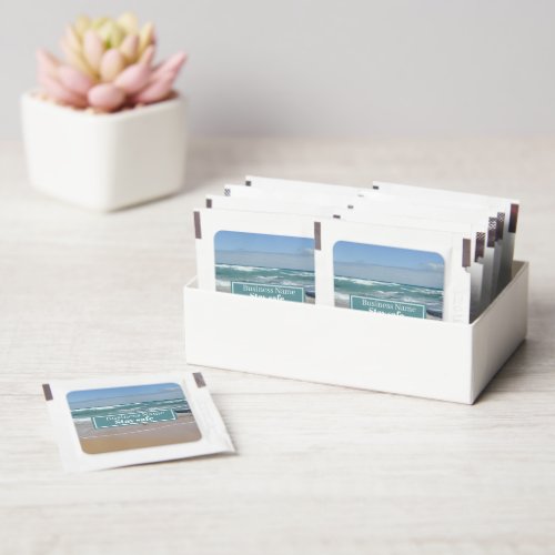 Personalized Beach Waves Hand Sanitizer Packet