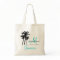 Personalized Beach Wedding Tote Bags