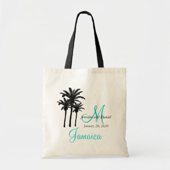 Personalized Beach Wedding Tote Bags by MonogramGalleryGifts at Zazzle