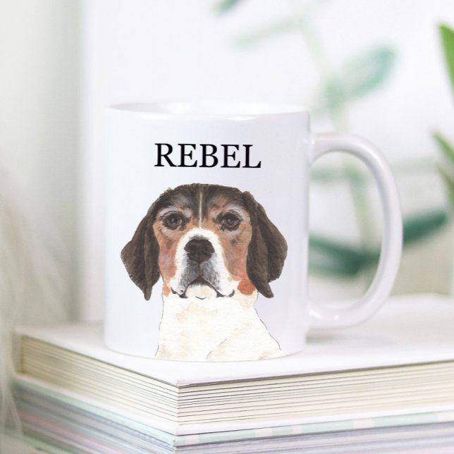 Personalized Beagle Beverage Coaster Coffee Mug (Creator Uploaded)