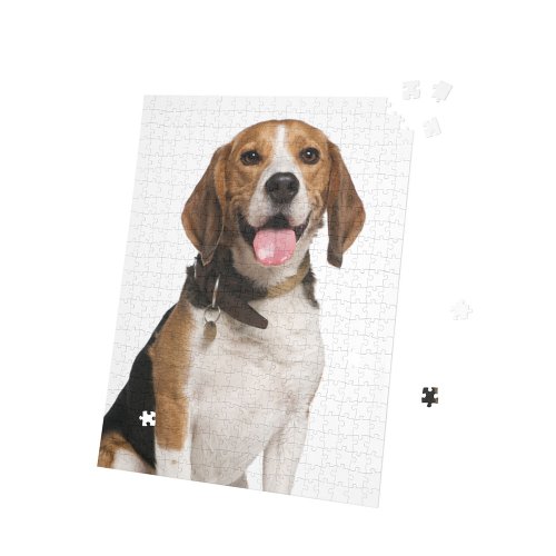 Personalized Beagle Dog Photo Jigsaw Puzzle