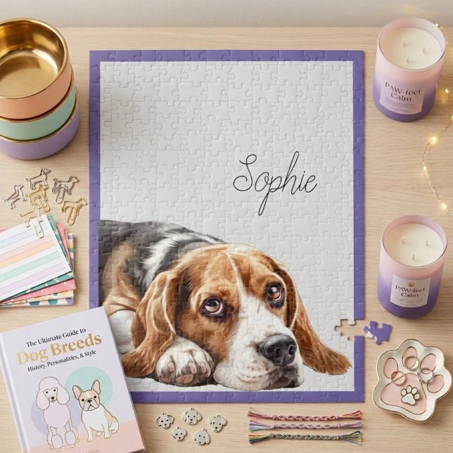 Personalized Beagle Jigsaw Puzzle (Creator Uploaded)