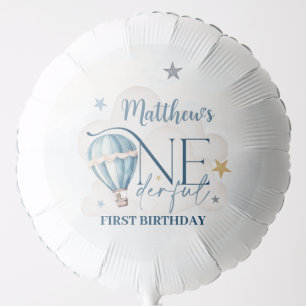 Personalized Bear in a Balloon Helium Balloon