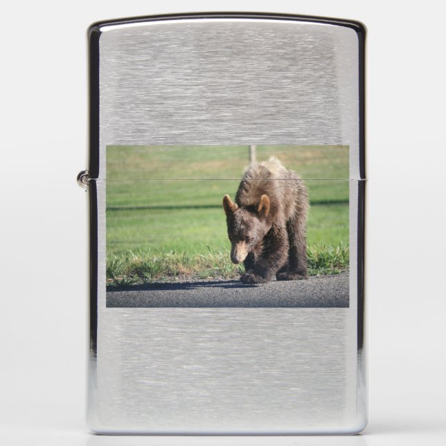 Personalized Bear Zippo Lighter (Front)