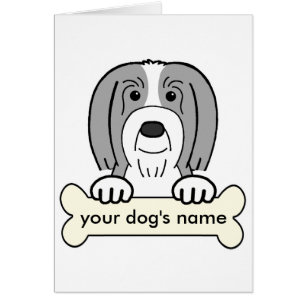 Personalized Bearded Collie