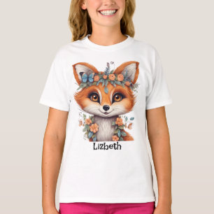 Personalized Beautiful Fox T-Shirt: Graceful and C T-Shirt