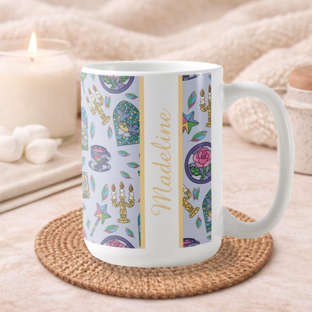 Personalized Beauty and the Beast Book Girl Coffee Mug (Creator Uploaded)