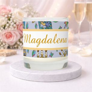 Personalized Beauty and the Beast Book Girl Scented Candle