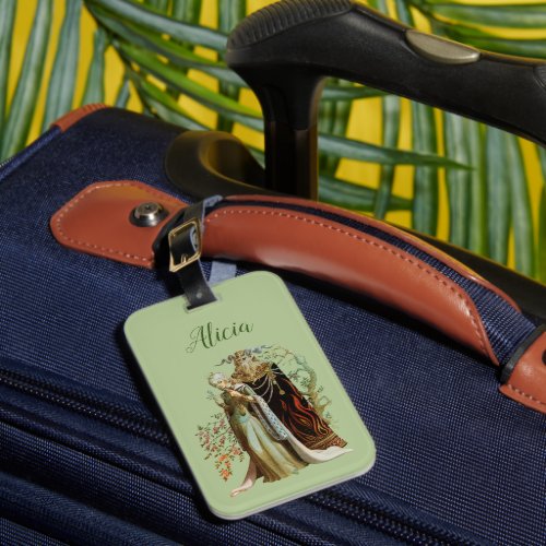 Personalized Beauty and the  Luggage Tag