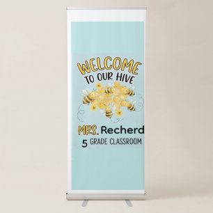 Personalized Bee Classroom Welcome Sign Welcome