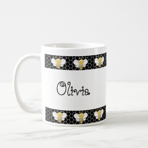 Personalized Bee Mug