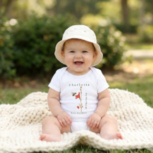 Personalized Bee The Change Baby Bodysuit