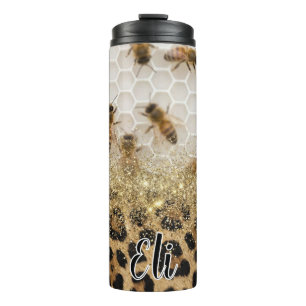Personalized Bee Tumbler With Name, Bee Gifts, Bee
