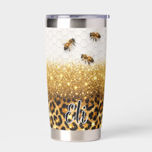 Personalized Bee Tumbler With Name, Bee Gifts, Bee