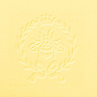 Personalized Bee & Wreath Custom Embosser