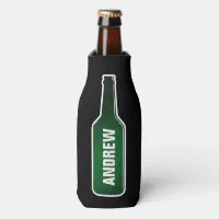 Personalized Zipper Bottle Cooler/custom Neoprene Bottle Sleeve/bottle  Insulator/can Insulator/bottle Hugger/longneck Beer Holder/beer 