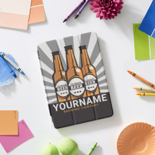 Personalized Beer Bottle Craft Brewing Company iPad Pro Cover