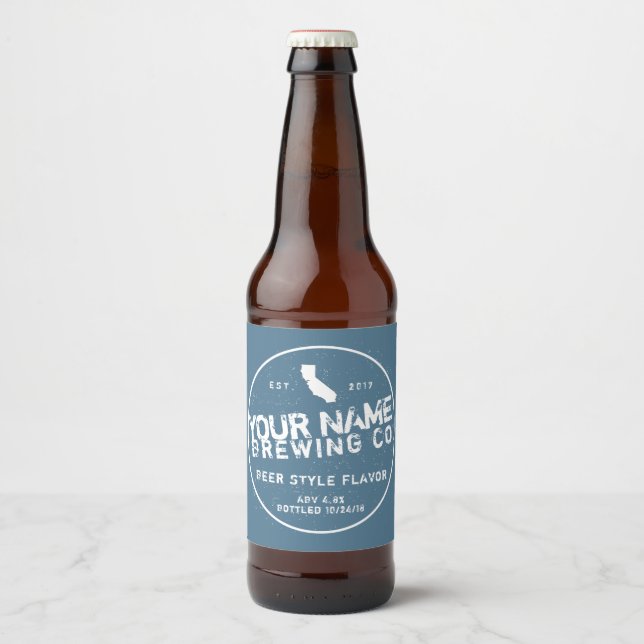 Personalized Beer Bottle Labels (Front)