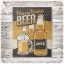 Personalized Beer Bottle Sudsy Mug Brewing Bar Jigsaw Puzzle