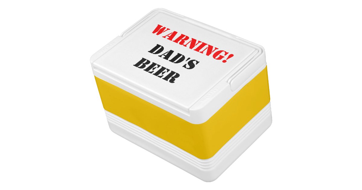Personalized beer can cooler box for men Zazzle