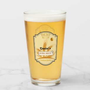 Personalized Beer Glass Cup