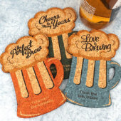 Personalized Beer Mug Cork Coaster (Beer Mugs)