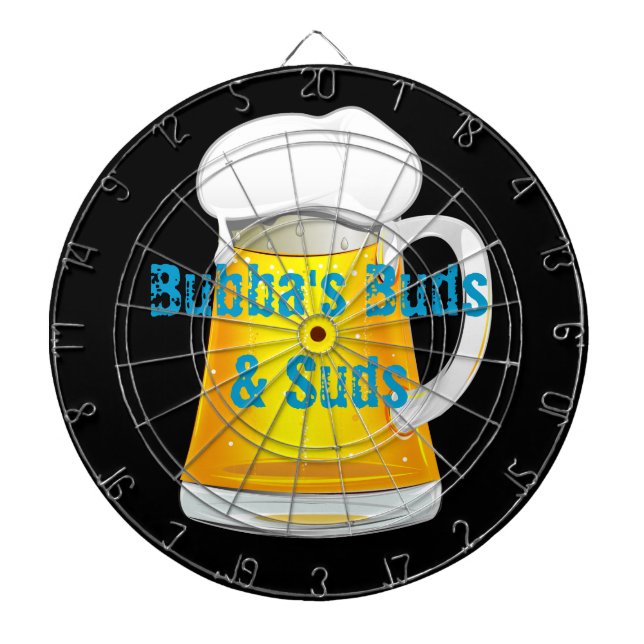 Personalized Beer Mug Dart Board (Front)