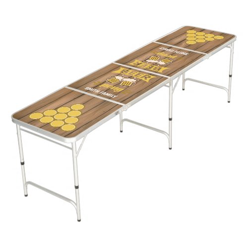 Personalized Beer Pong Table